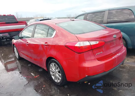 2015 Kia Forte Ex from USA, damaged, VIN KNAFX4A81F5317621